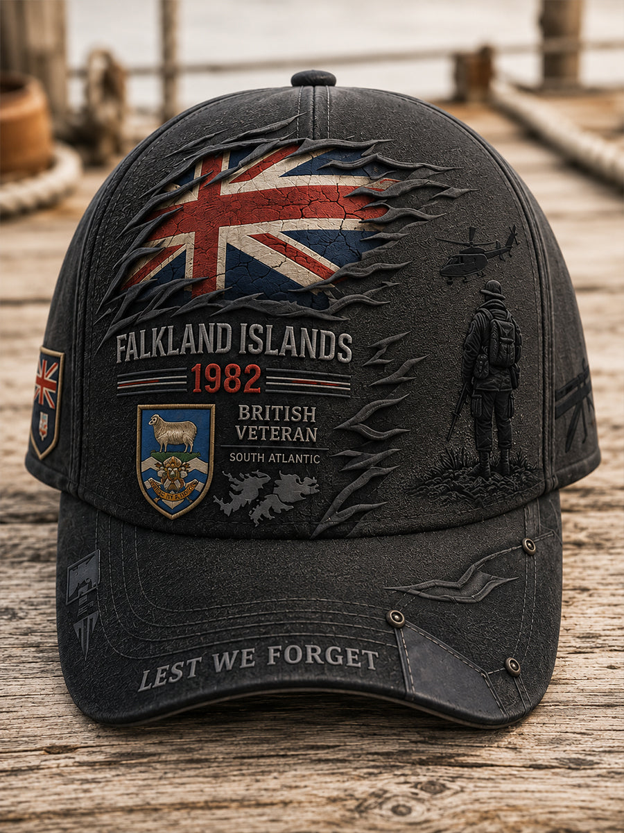 Unisex Falklands War British Veterans Memorial Hat