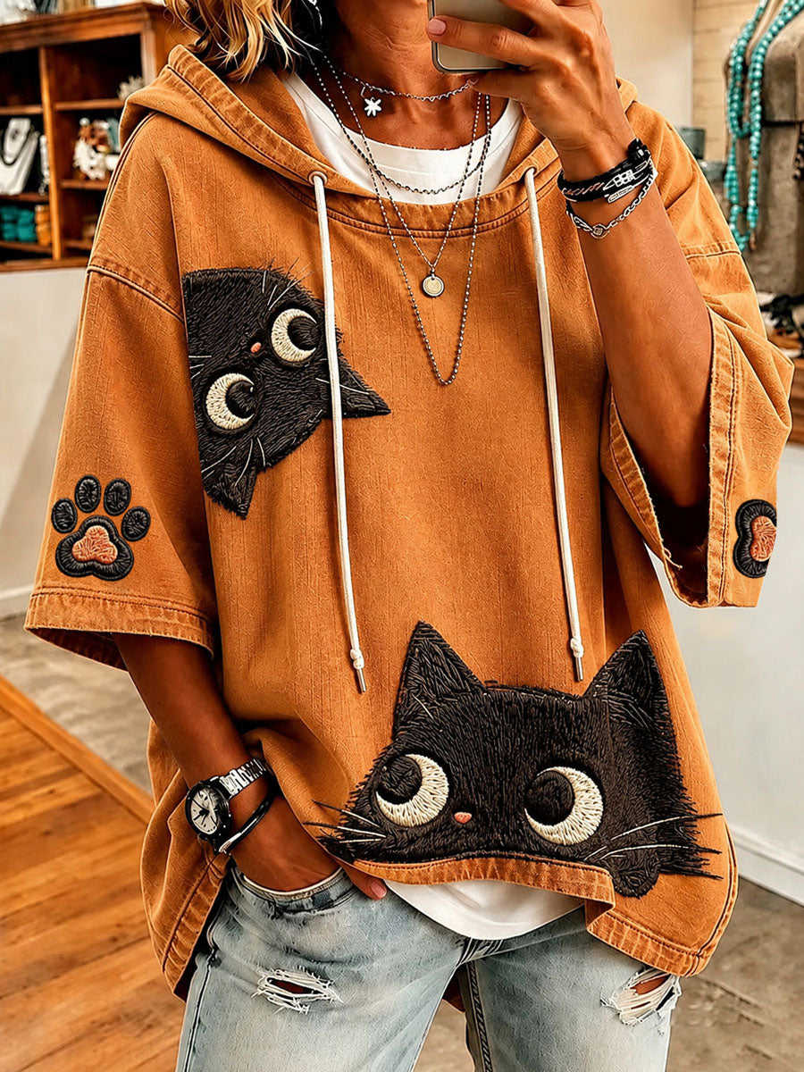 Women’s Fall Cat Hoodie