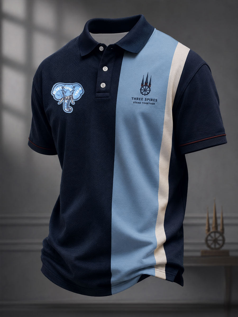 Men's UK Coventry Football Lover Blue Art Printed Casual Tops