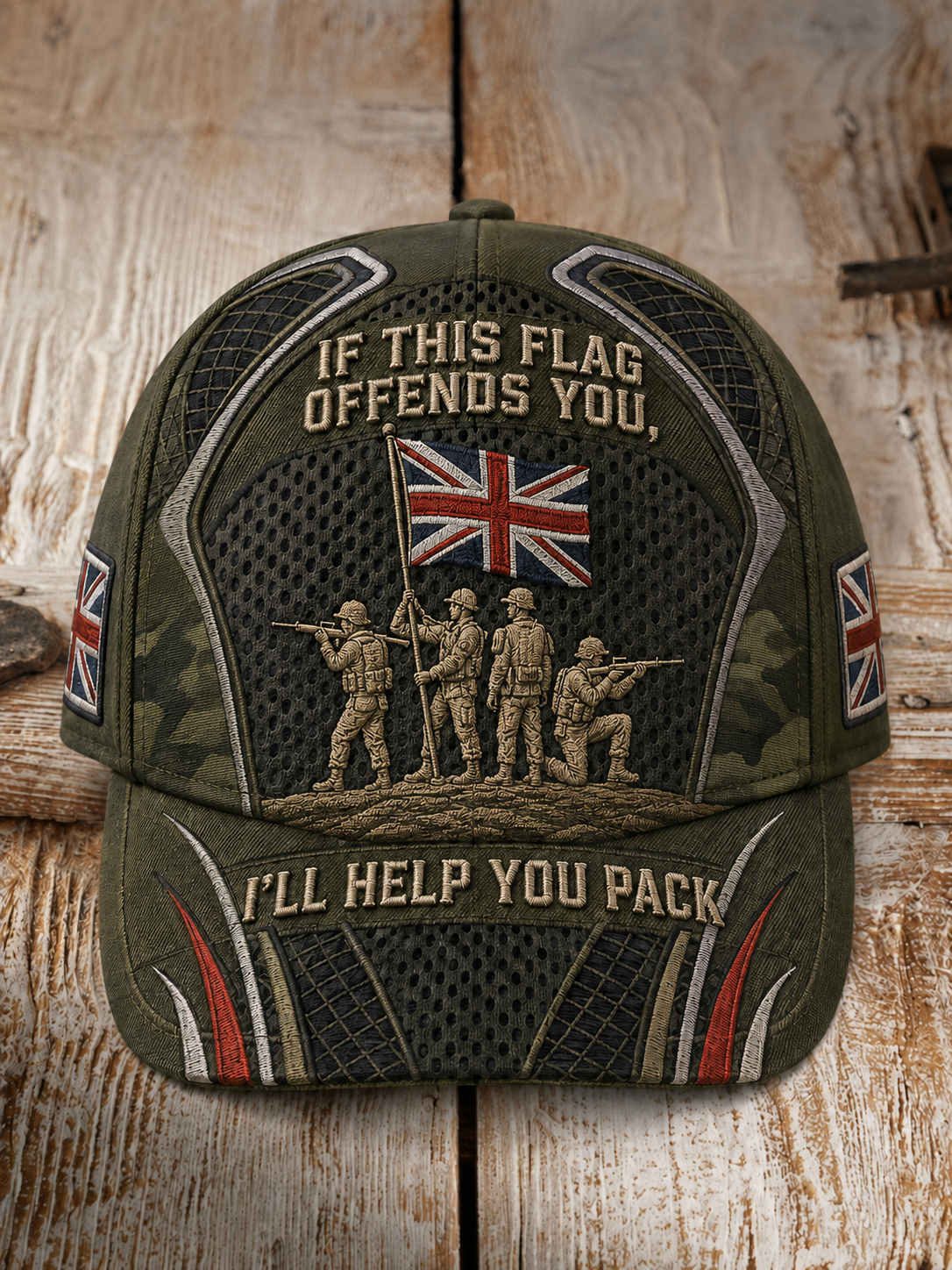 Unisex IF THIS FLAG OFFENDS YOU I'LL HELP YOU PACK Hat