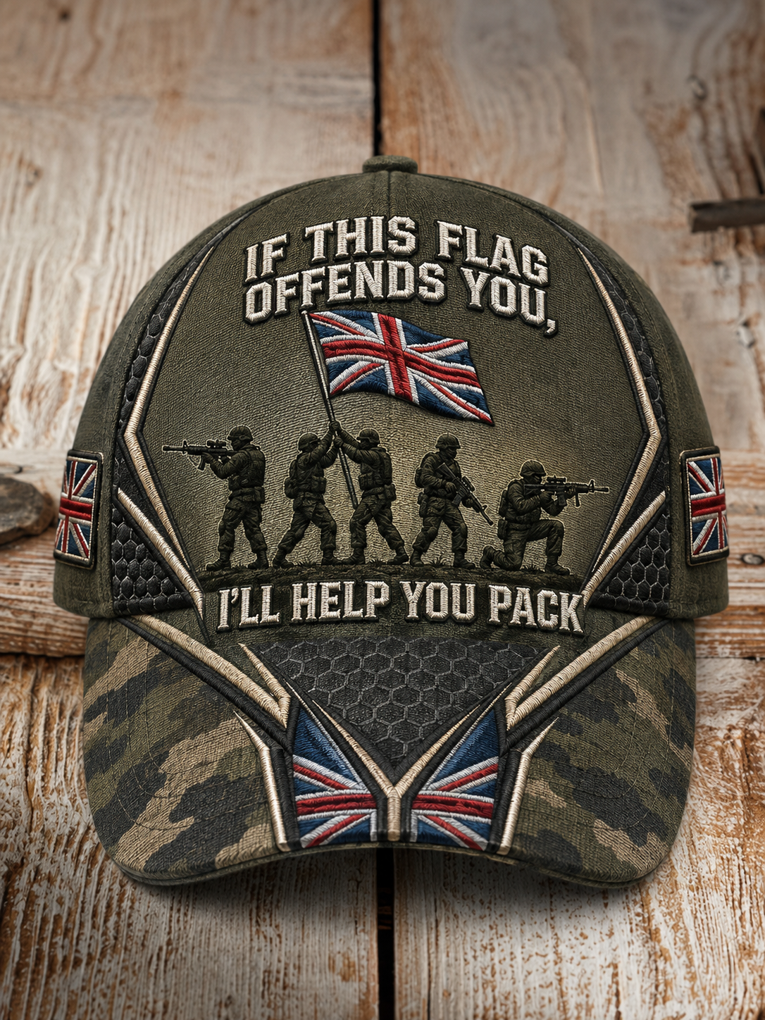 Unisex IF THIS FLAG OFFENDS YOU I'LL HELP YOU PACK Hat