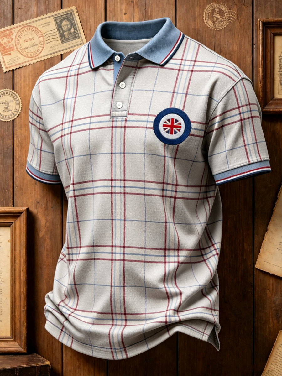 Men's Mods Culture UK Music Lover Business Style Printed polo shirt