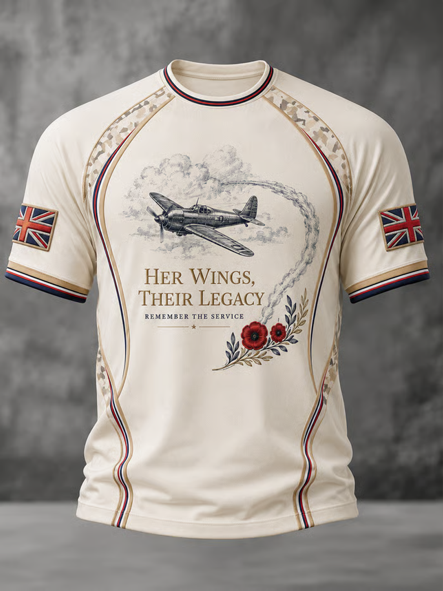 Men's British Veteran Print short sleeve t-shirt