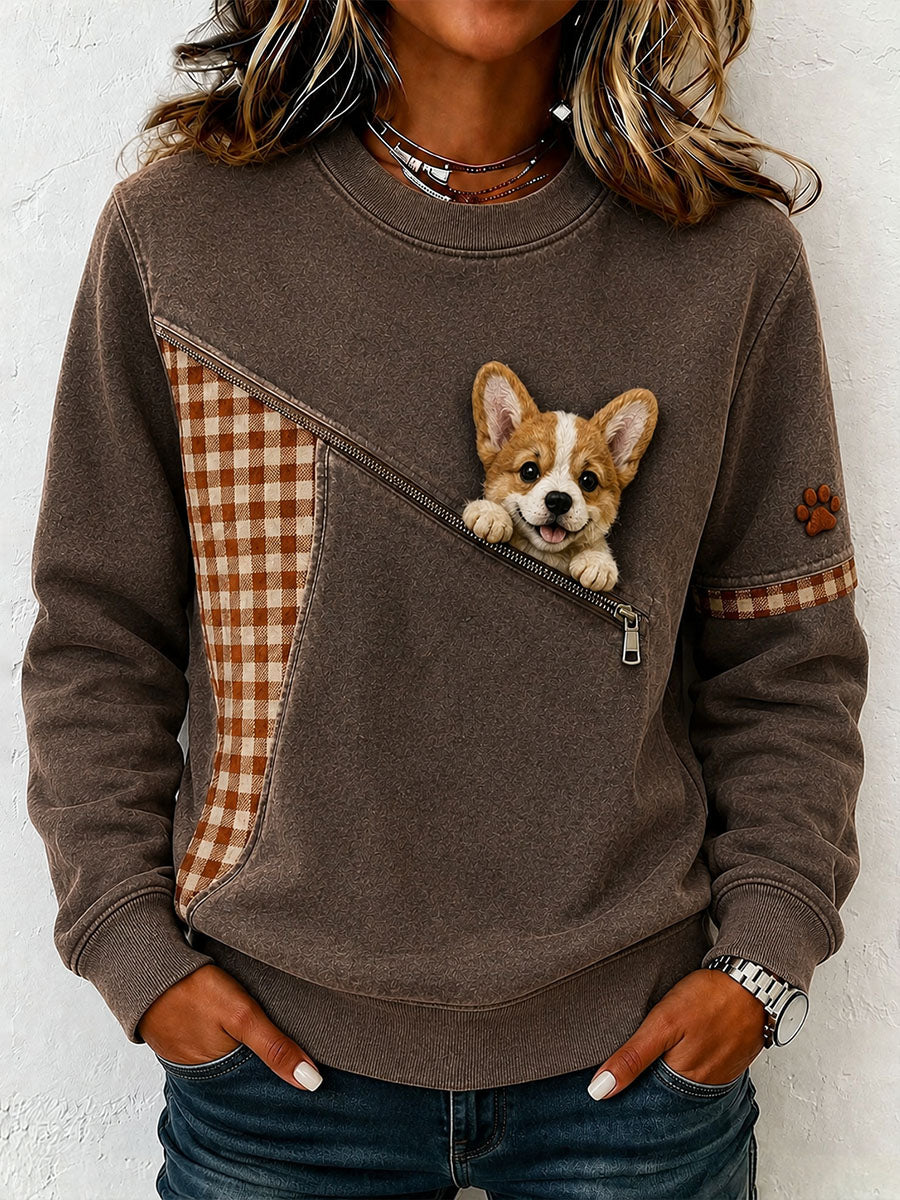 Women's Lovely Corgi Sweatshirt