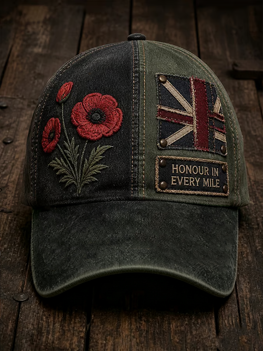 Unisex British Veteran Print Hat
