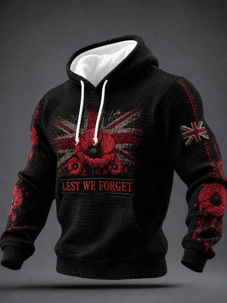 Men's Remembrance Day Printed Hoodie