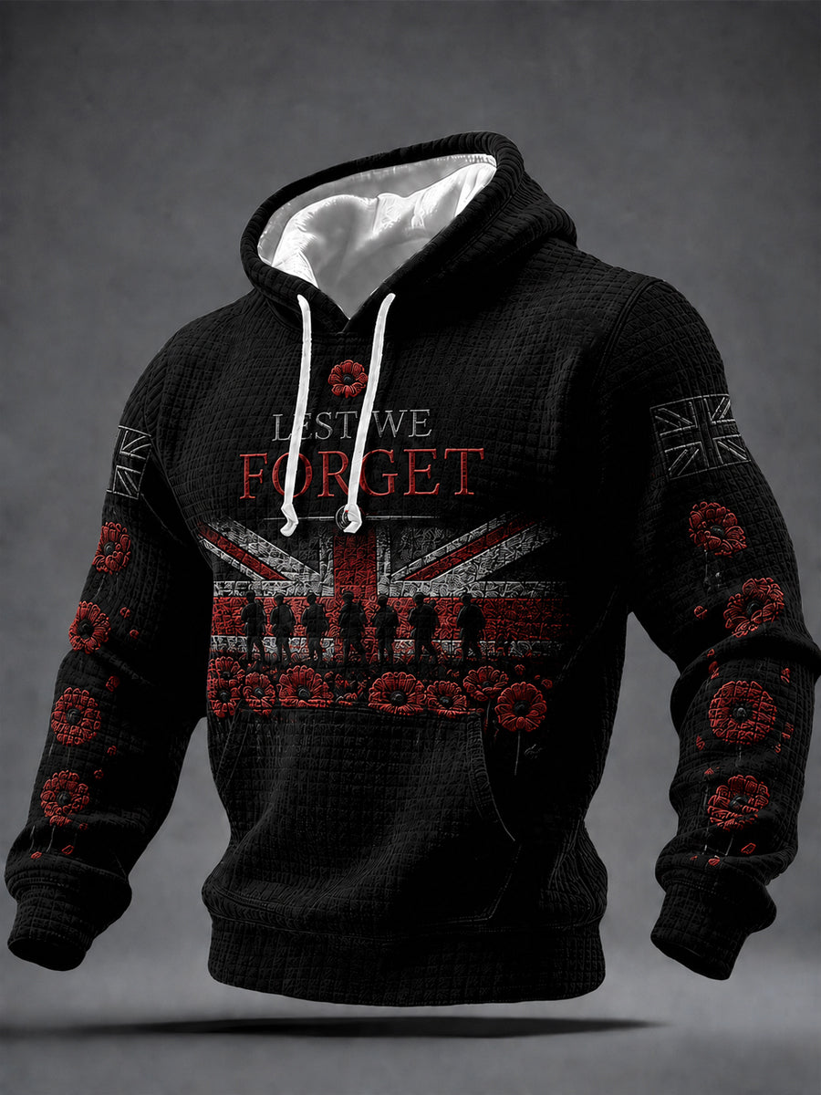 Men's Remembrance Day Printed Hoodie