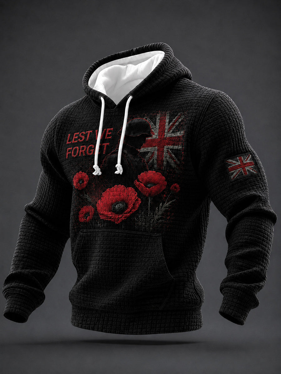 Men's Remembrance Day Printed Hoodie