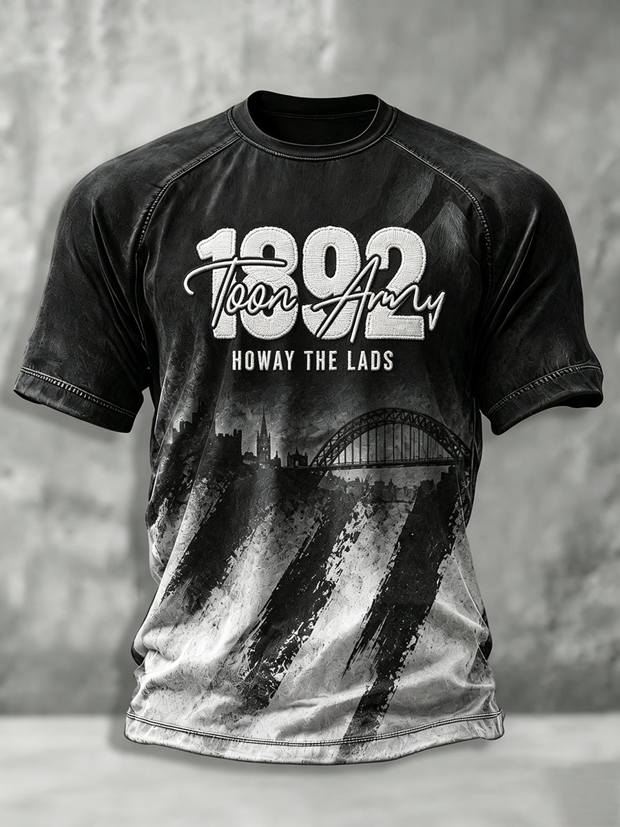 Men's Football Fan Print 1892 T-shirt