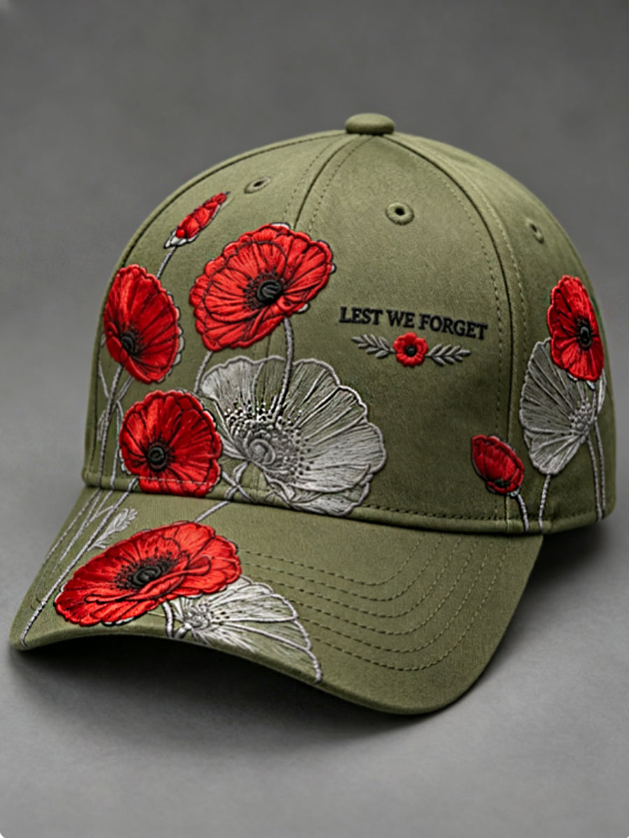 Unisex Remembrance Day Lest We Forget Hat