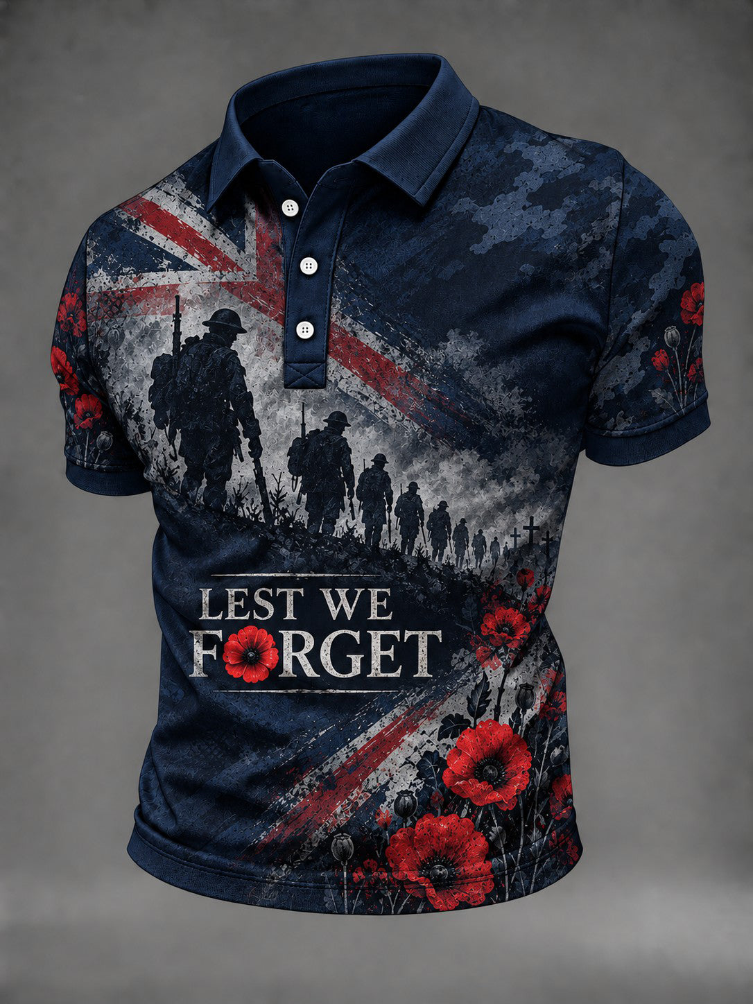 Men's Lest We Forget Printed Shirt