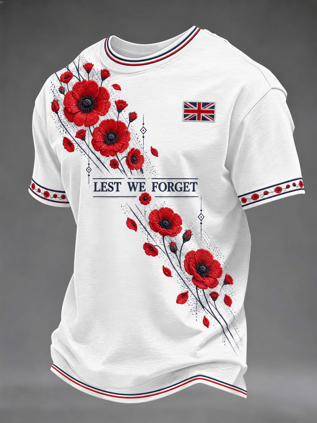 Men's Lest We Forget Printed T-Shirt