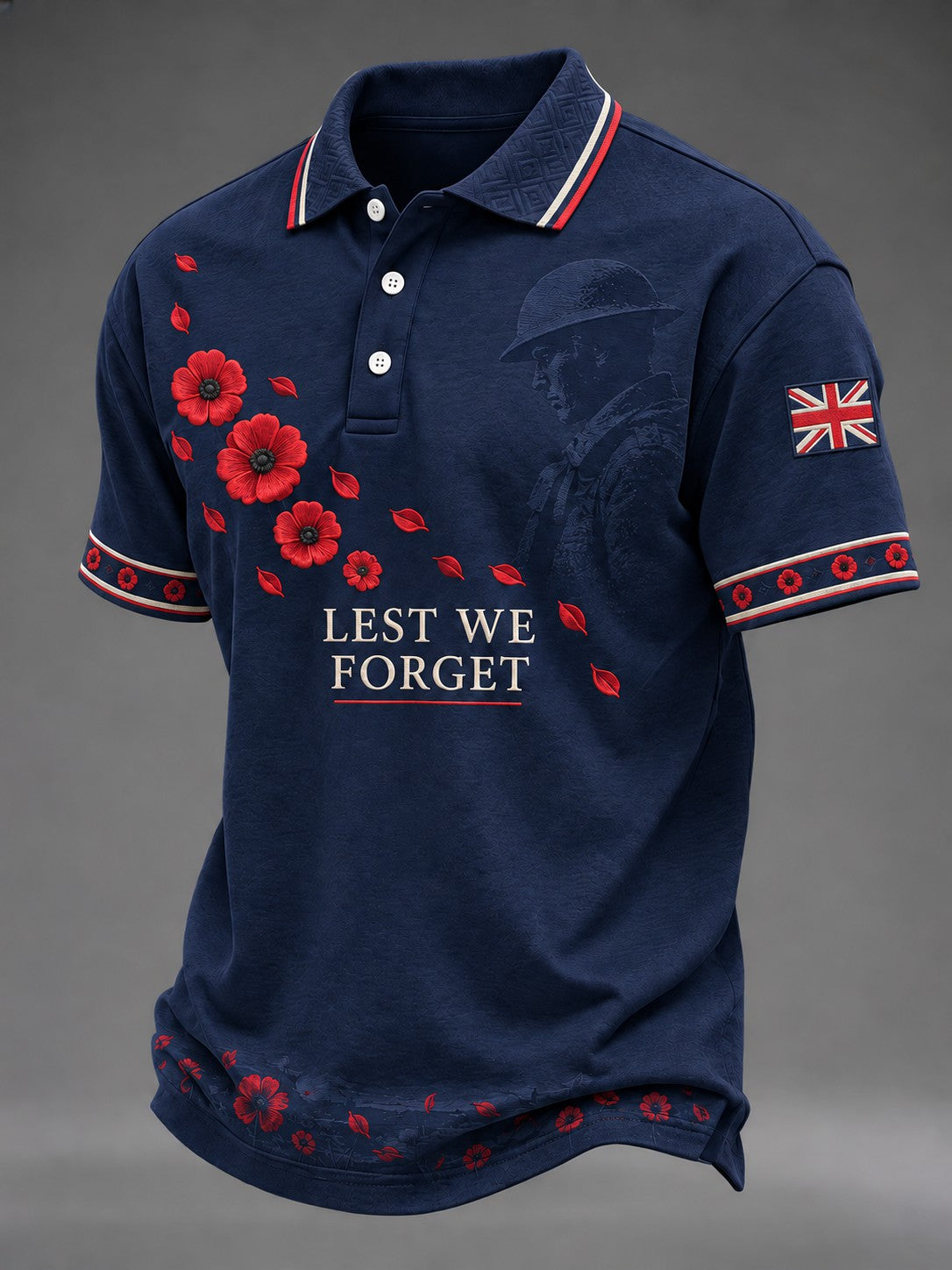 Men's Lest We Forget Printed Shirt