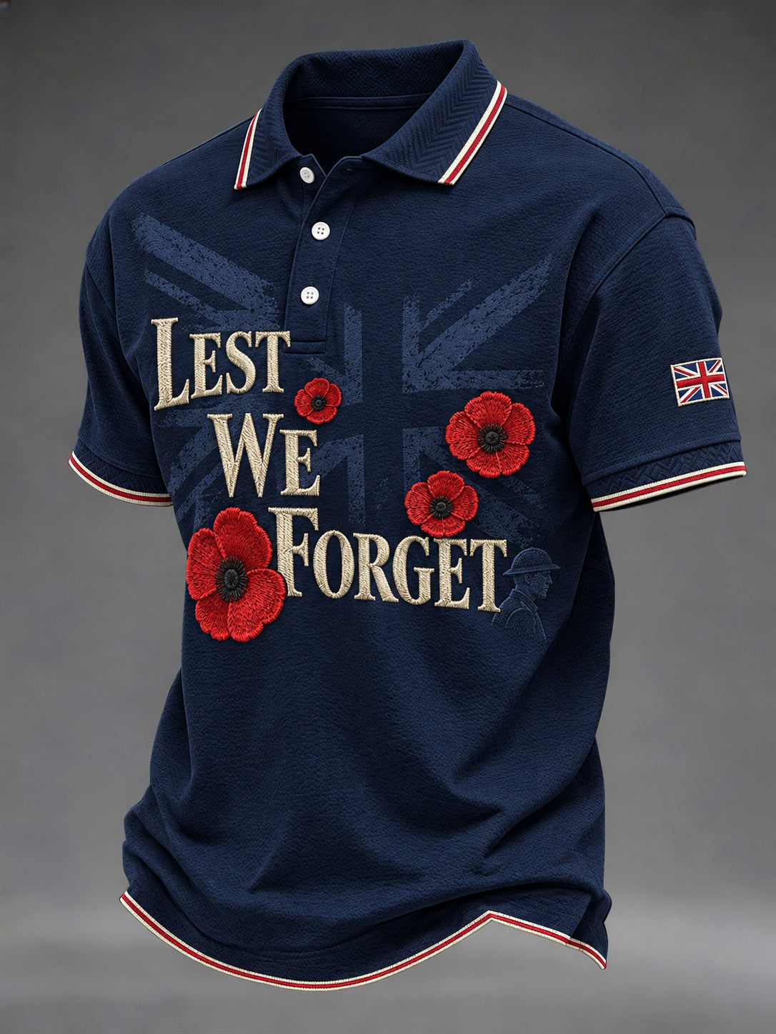 Men's Lest We Forget Printed Shirt