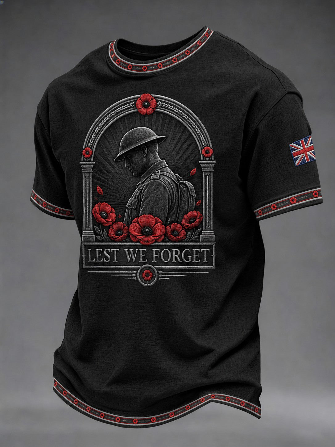 Men's Lest We Forget Printed T-Shirt