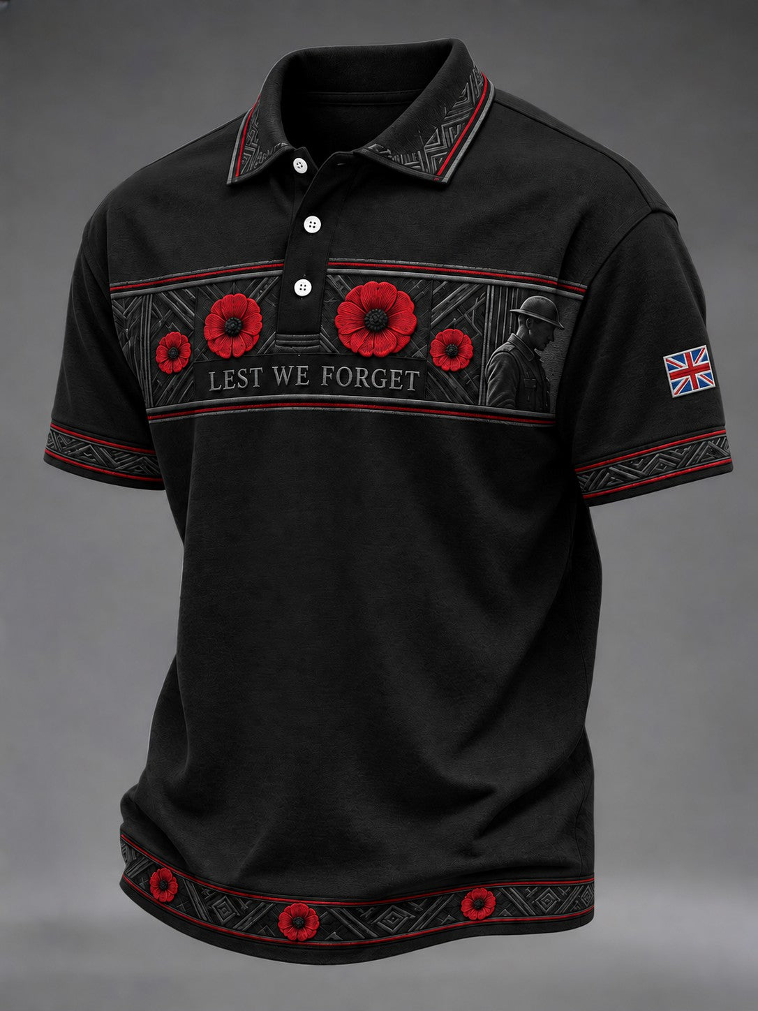 Men's Lest We Forget Printed Shirt
