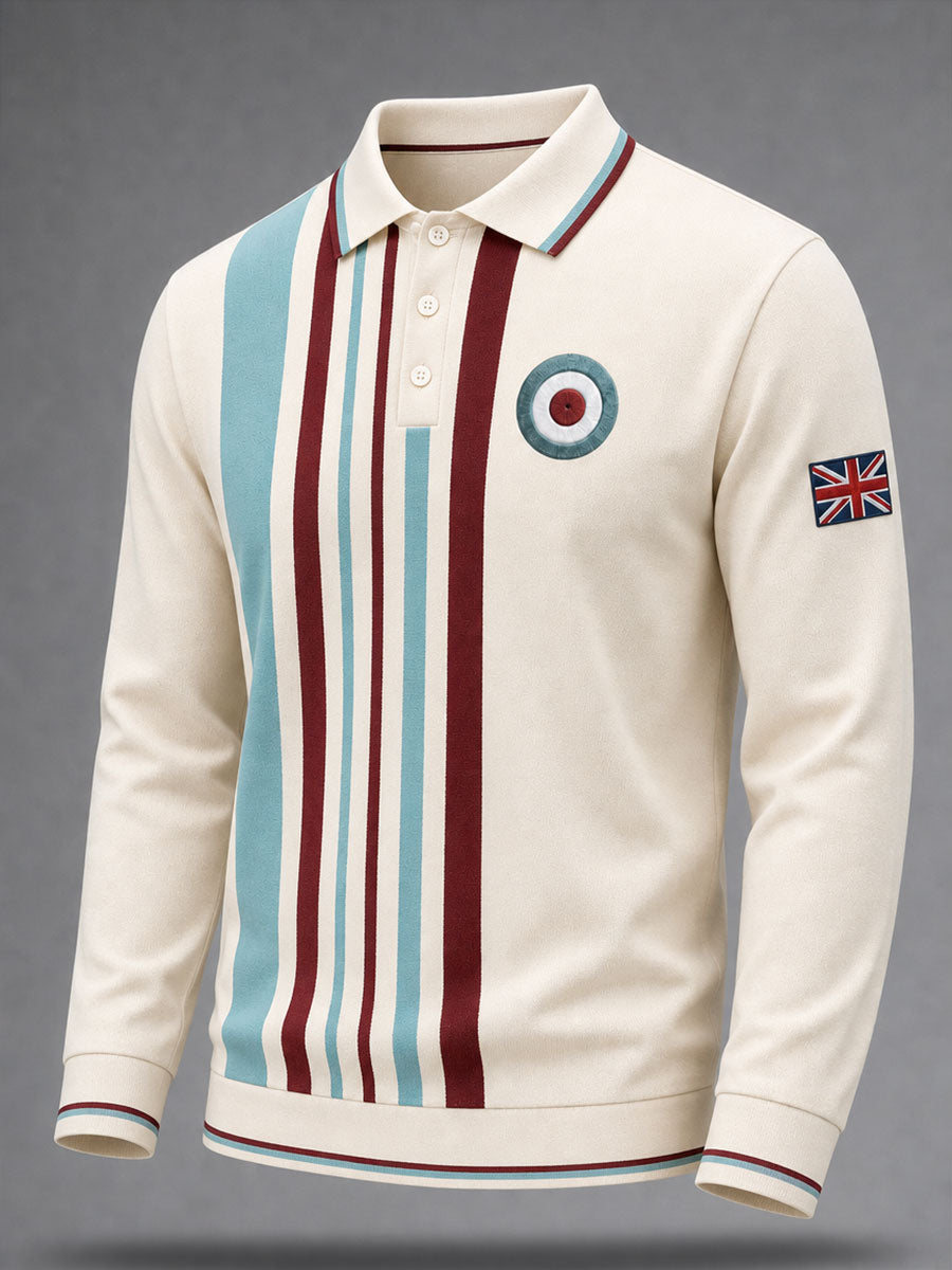 Men's UK Music Lover Mods Art Printed Casual Tops