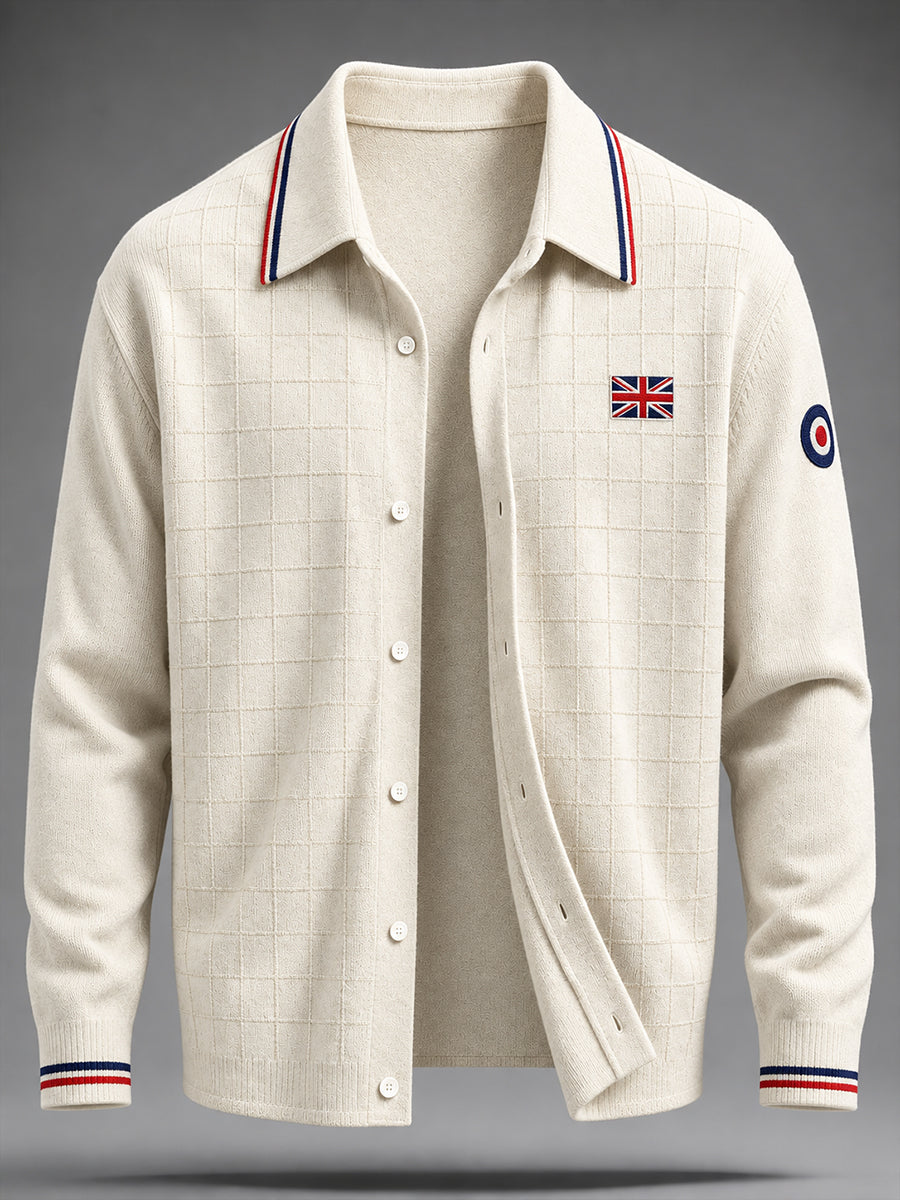 Men's UK Music Lover Mods Art Printed Coat