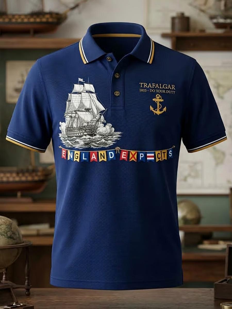 Men's UK Trafalgar Day polo shirt