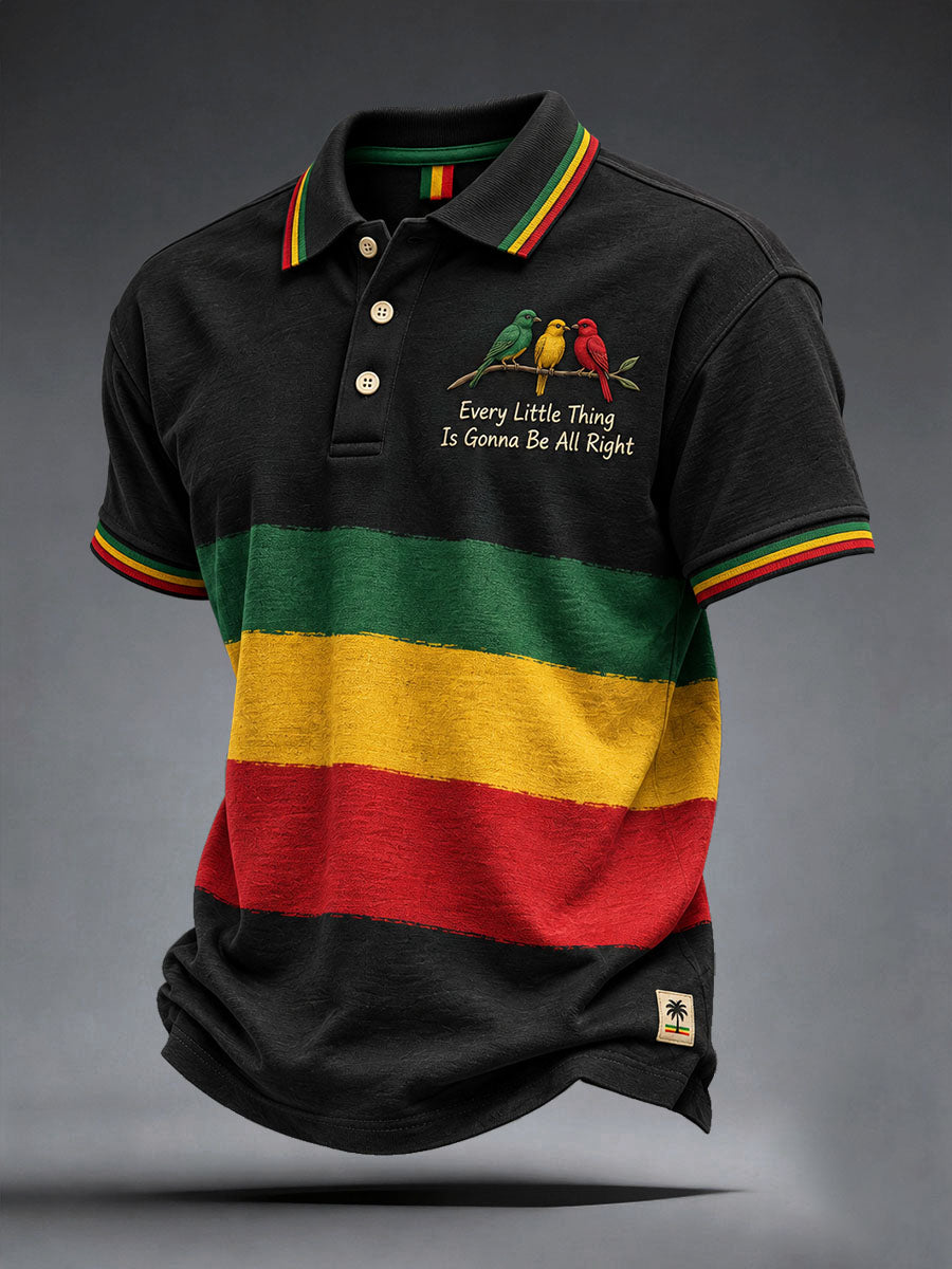 Men's Every Little Thing Is Gonna Be All Right Polo Shirt