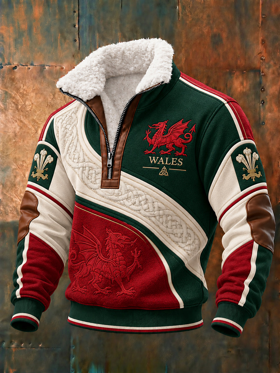 Men's Welsh Dragon Print Sweatshirt