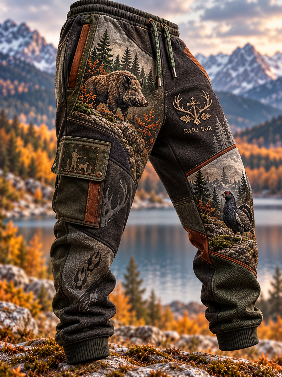 Men's Hunting Season Culture Casual Sweatpants Trousers