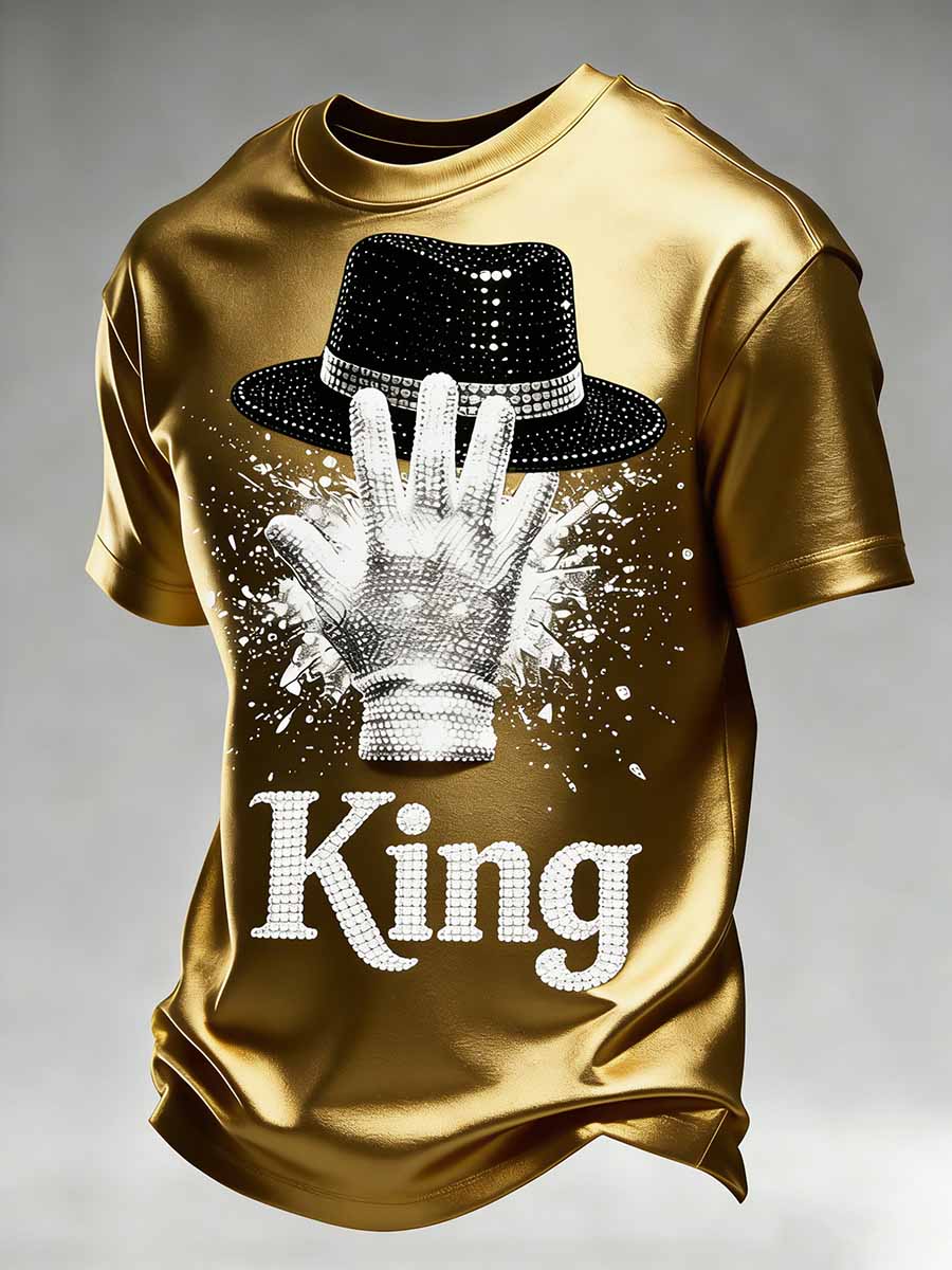 Men's Vintage Commemorative Printed T-Shirt