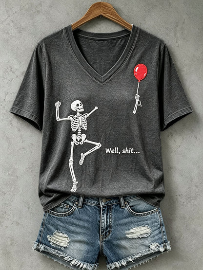 Women's Funny Skull T-Shirt