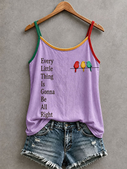 Women's Every Little Thing Is Gonna Be All Right Tank Top