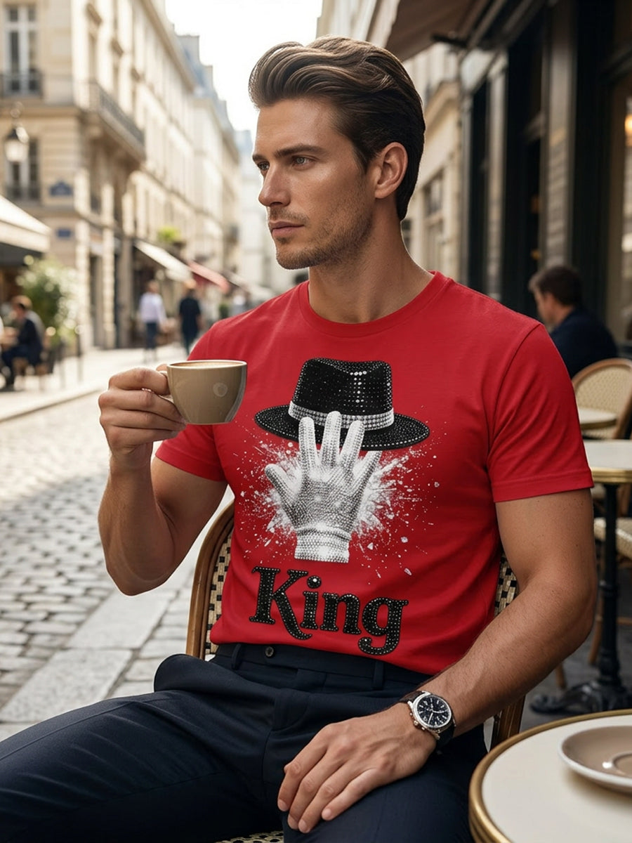 Men's Vintage Commemorative Printed T-Shirt