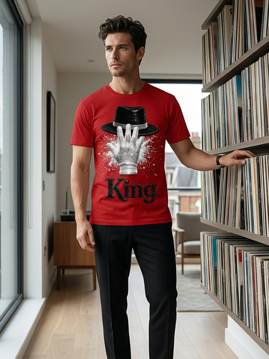 Men's Vintage Commemorative Printed T-Shirt
