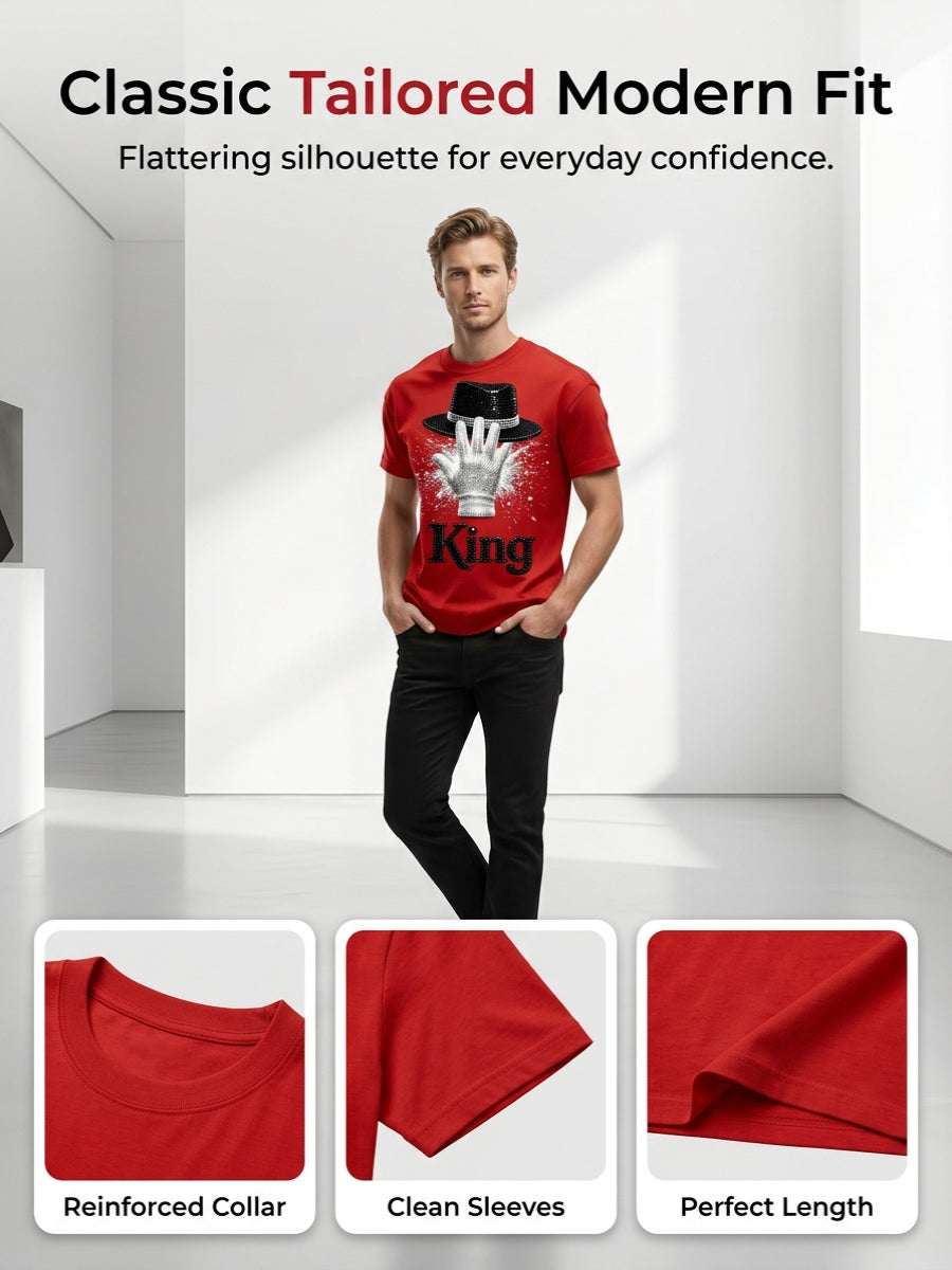 Men's Vintage Commemorative Printed T-Shirt