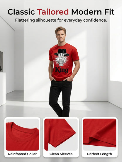 Men's Vintage Commemorative Printed T-Shirt