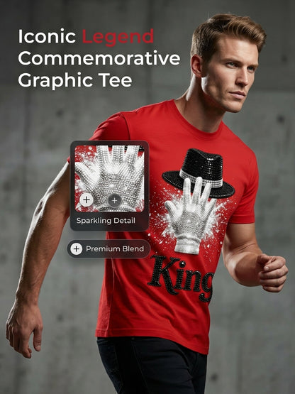 Men's Vintage Commemorative Printed T-Shirt