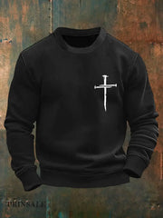Men’s Cross Faith Christian Casual Sweatshirt