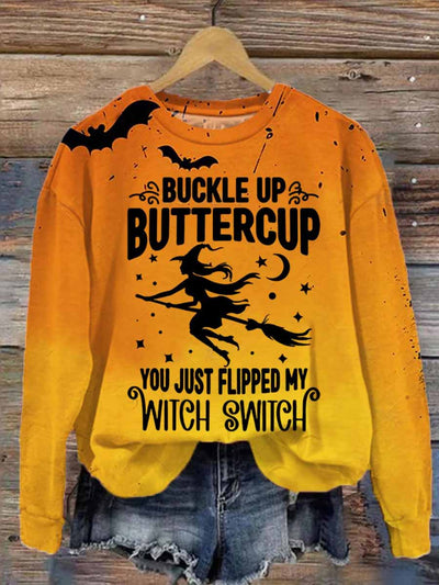 Unisex Halloween Witch Monogrammed Sweatshirt