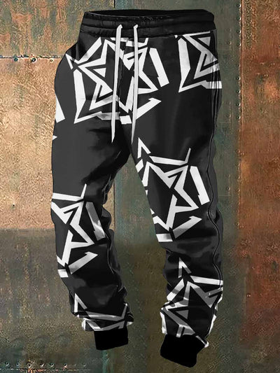 Men's Abstract Halloween Print Sweatpants