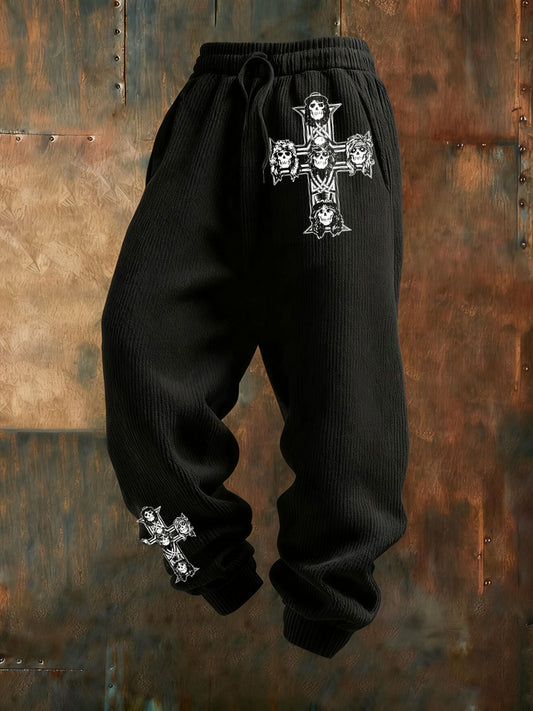 Men's Rock Print  Pants