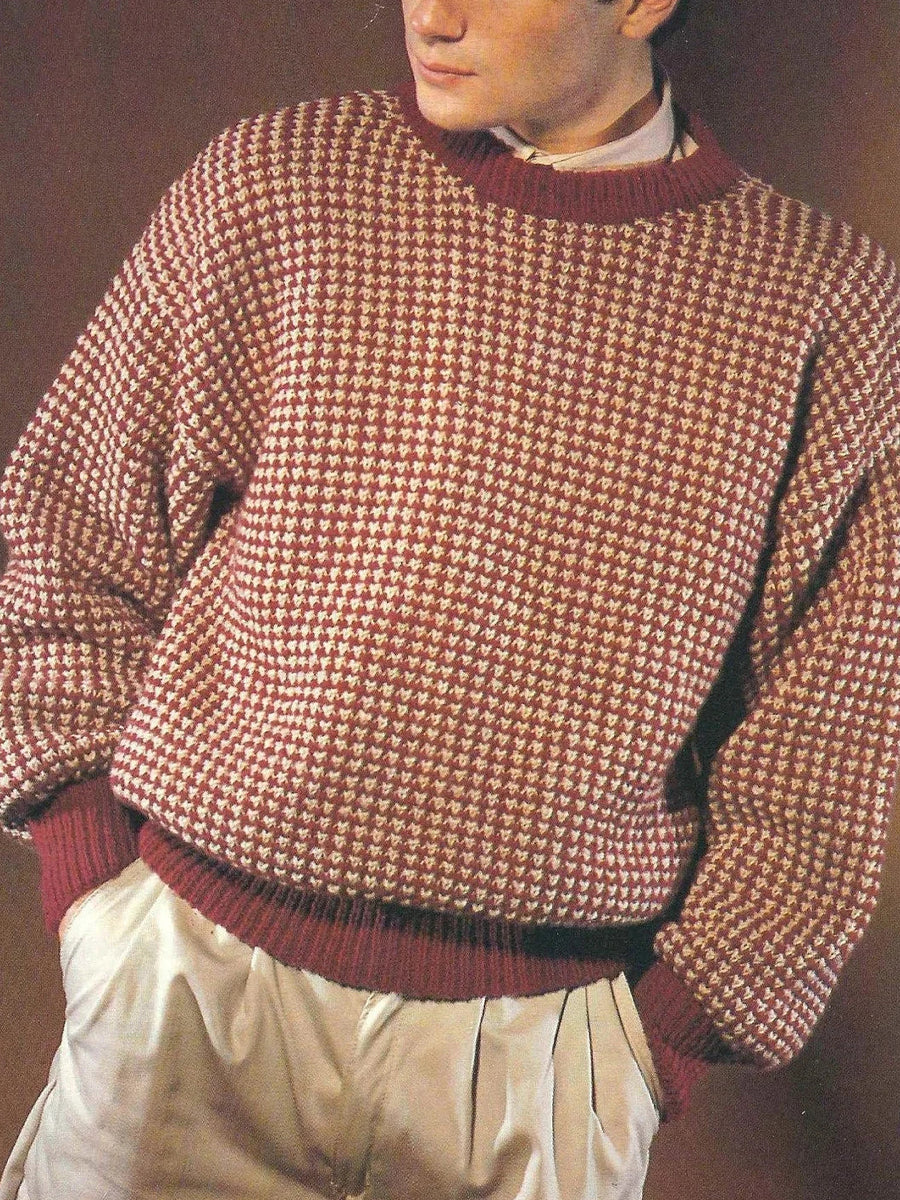 Men's Geometric Art Sweater