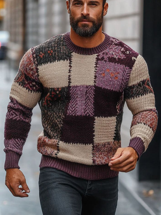 Men's Geometric Art Sweater