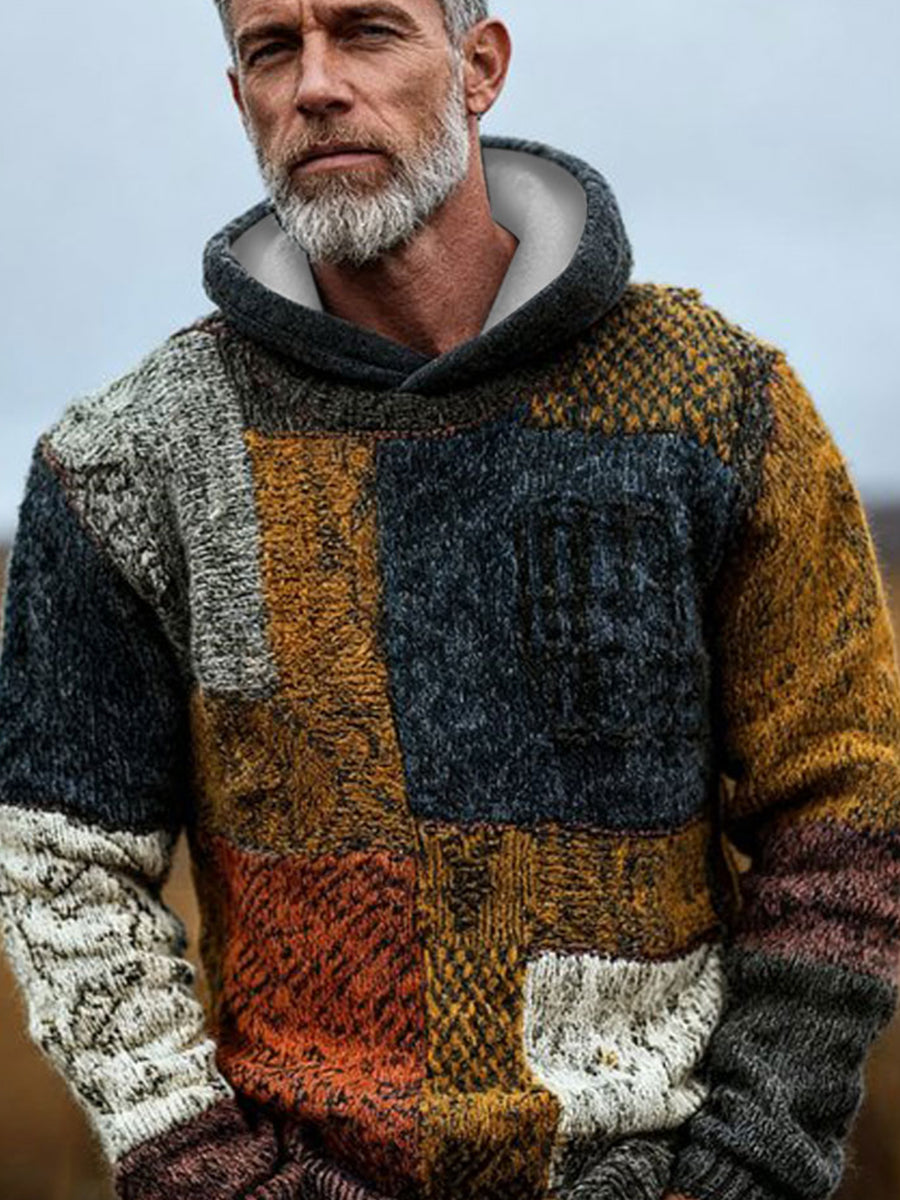 Men's Geometric Art Hoodie