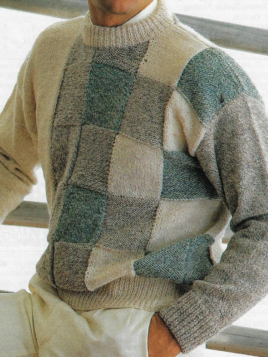 Men's Geometric Art Sweater