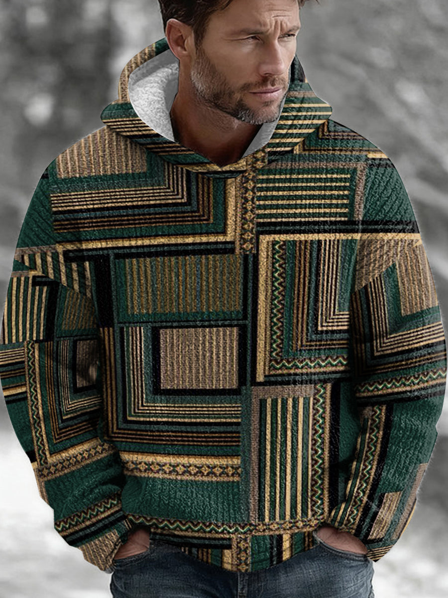 Men's Geometric Art Hoodie