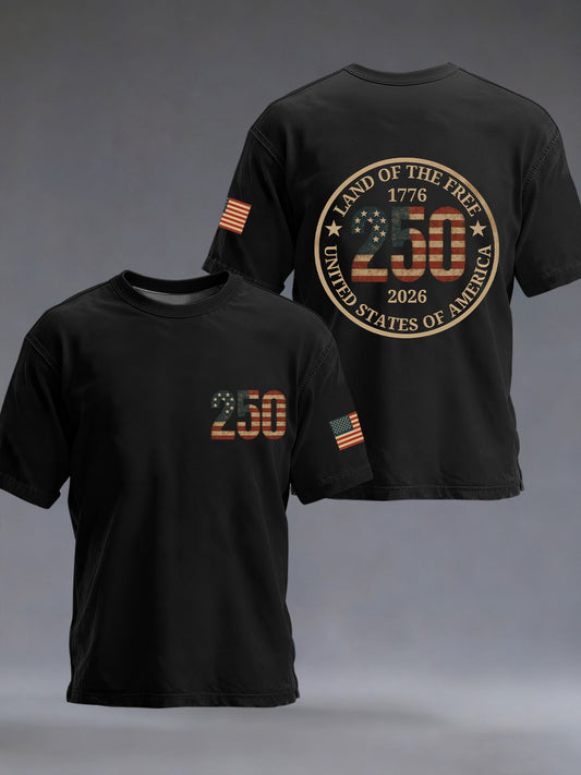 Men's USA 250th Anniversary Print T-Shirt