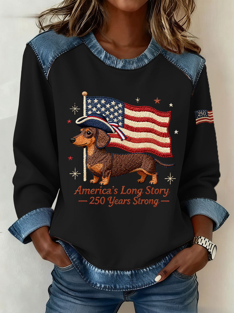 Women's America 250 Printed Casual Top