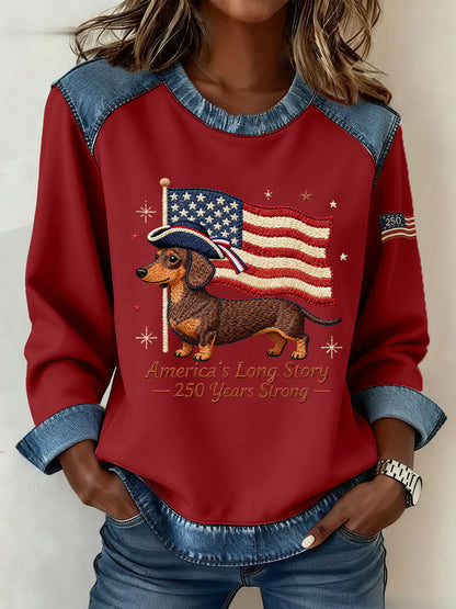 Women's America 250 Printed Casual Top