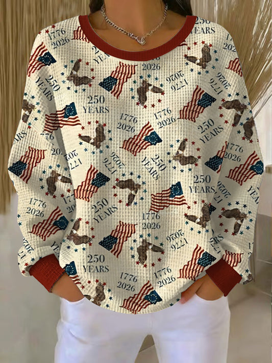 Women's America 250 Printed Casual Sweatshirt
