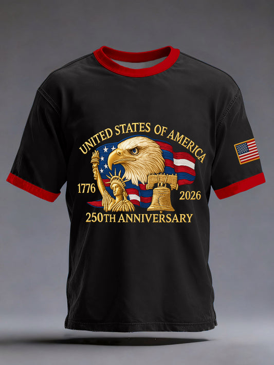 Men's USA 250th Anniversary Print T-Shirt