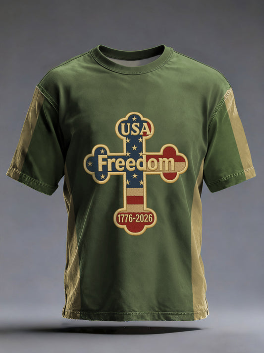 Men's USA 250th Anniversary Print T-Shirt