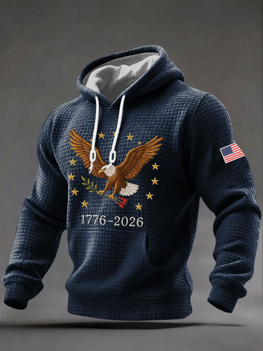 Men's United States 250 Years Printed Casual Hoodie